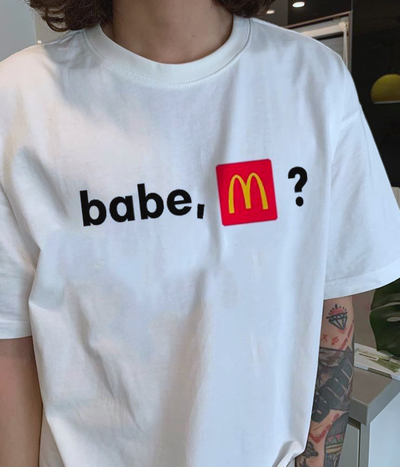Free Shipping-BABE,M? TEE