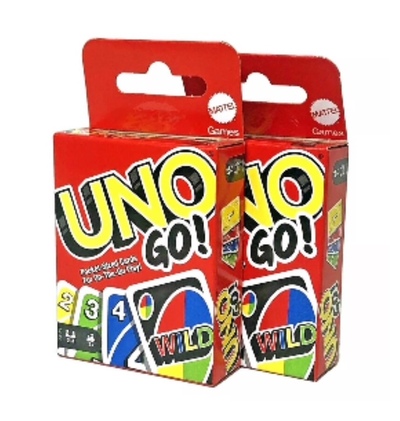 UNO Go! Pocket Sized Card Game (Pack of 2)