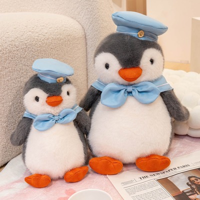 Navy Penguin Plush Toy