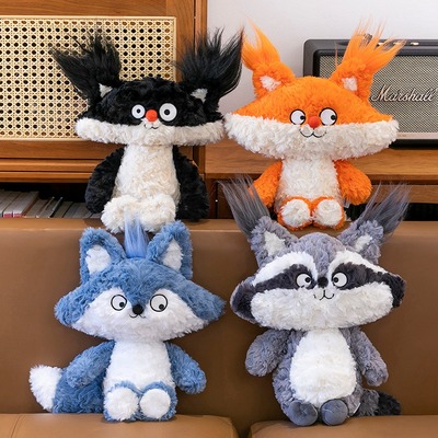 Quirky fox plush toy