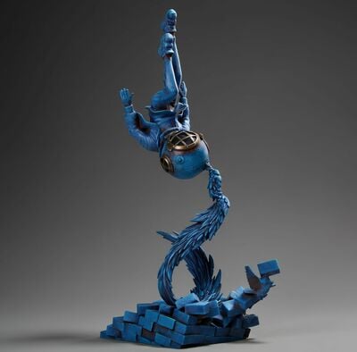Bronze Sculpture by Sank Toys "Gone with the wind-Blues"
