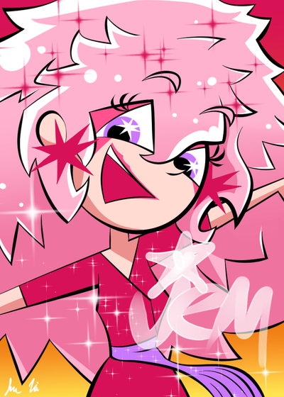 Jem and the Holograms Photocard Inspired Art Card