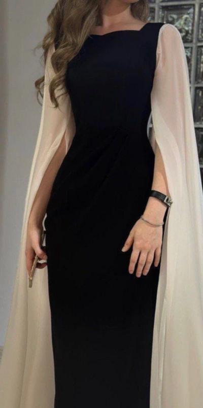 Elegant Long Black Mother Of Bridal Dress Formal Evening Dresses