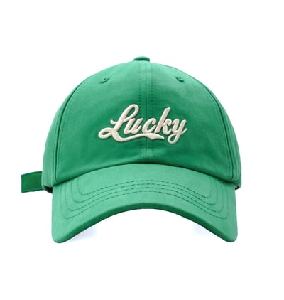"LUCKY" Embroidered DAD CAP