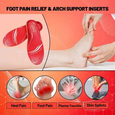 Orthopedic Sport Insole Plantar Fasciitis Flat Foot High Arch Support Men Women Sneaker Orthotic Plantillas Insert Shoe Sole