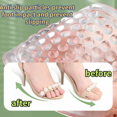 Seven Point Insole Heel Protectors Women Silicone Cushion Foot Care Products Non Slip Shoe Pad High Heels Adjustable Size Insole