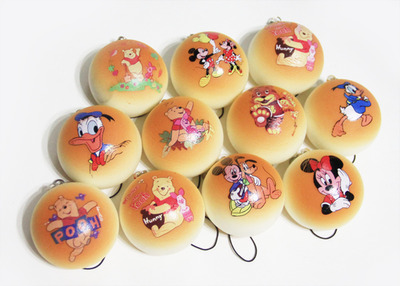 2 Disney Squishy Buns (lightly scented)