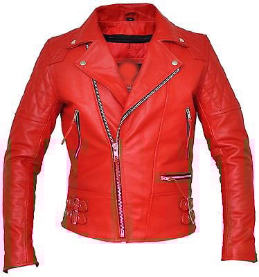 Handmade women REd  Leather Jacket, women red biker Leather Jacket, stylish women leather jacket
