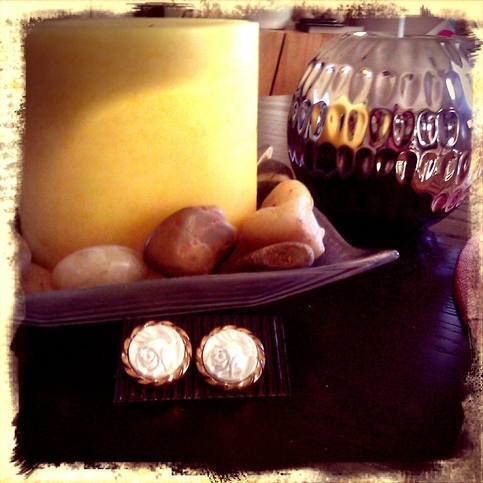 Antiquated Roses earrings