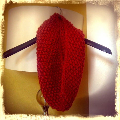 Rust Colored Seeded Cowl