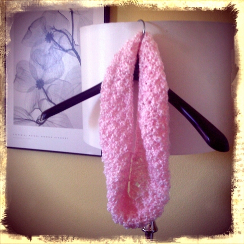 Child's Powder Pink Cowl