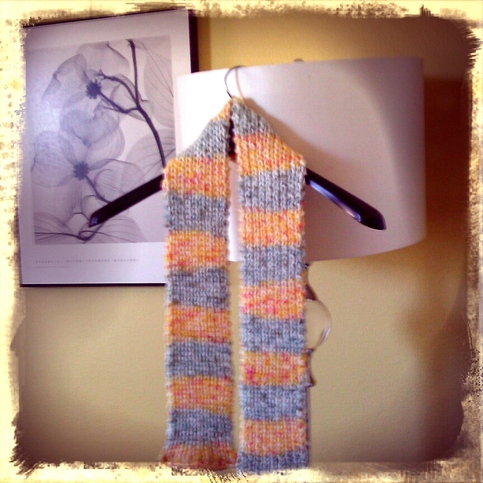 A Touch of the Ocean Knitted Scarf