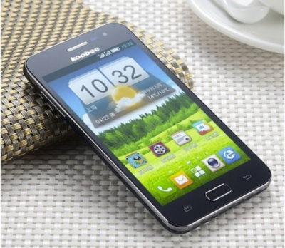 Koobee N91 Android 4.1 Quad Core 1.2GHz Dual Sim 4.3 inch WVGA 3G WCDMA 5.0MP