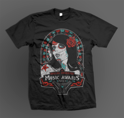 Dallas Observer Music Awards 25th Anniversary Tee