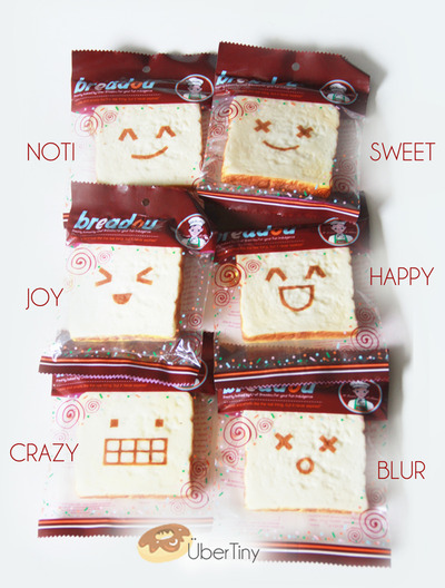 Breadou® Roti Toast Accessories Squishy
