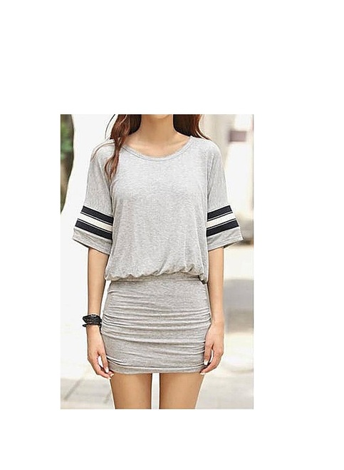 Scoop Neck T-shirt Dress