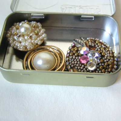 Orphan Vintage Earring Magnets in A Sweet Tin