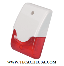 Camouflage External Siren with Strobe., Activated Synchrony, DC-12V