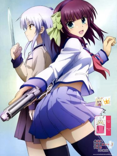 Brand New Angel Beats Japanese Anime Bed Blanket 1