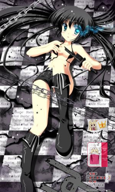 Brand New Black Rock Shooter Dakimakura Japanese Anime Bed Blanket 1