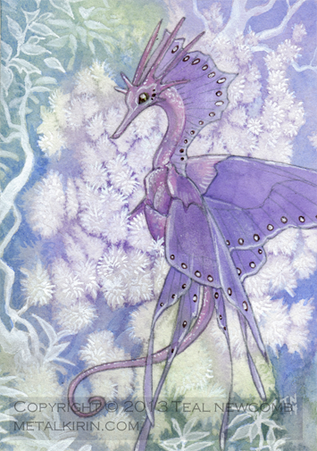 Original ACEO Artwork: Nectarivore