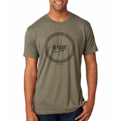men's {unisex} venetian gray be brave
