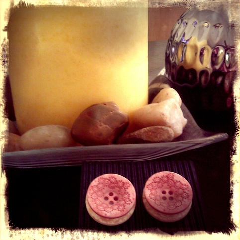 Vintage Rose Swirls earrings