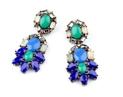 Blue Wonder Statement Earrings