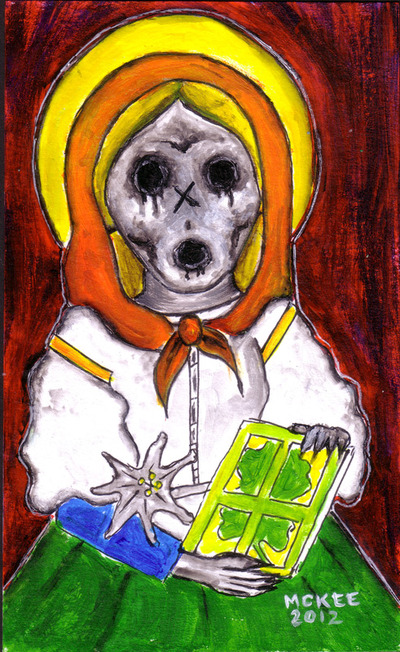 Marisol McKee Art - "Saint Dymphna"
