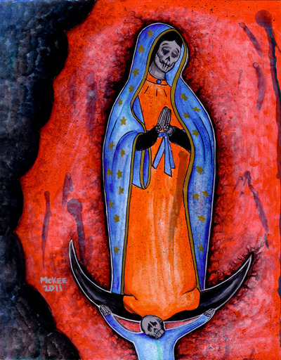 Marisol McKee Art - "Lupita De Los Muertos No. 3"