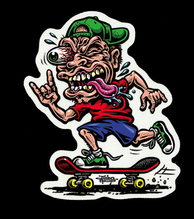 SKATE FREAK sticker