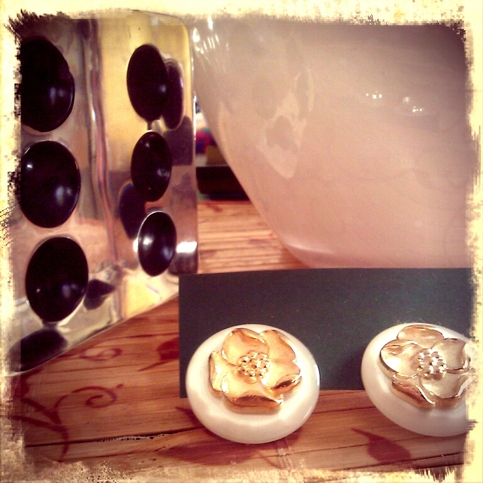 Golden Florets earrings