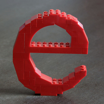 LEGO Lowercase E (Times)