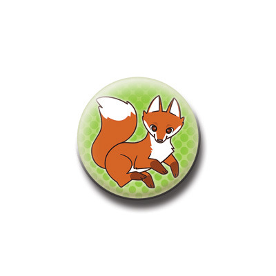 BUTTON / MAGNET : Fox