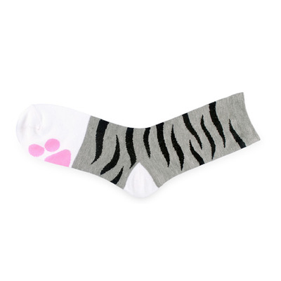 PAW SOCKS : Tabby Grey