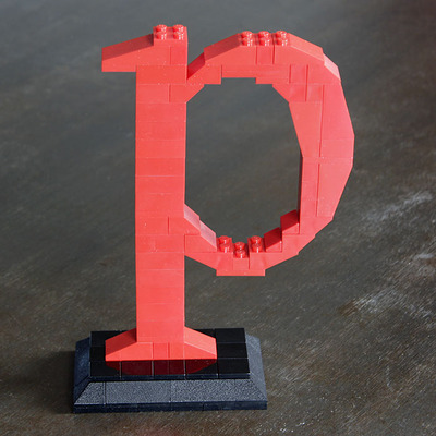 LEGO Lowercase P (Times)