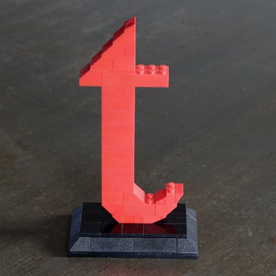 LEGO Lowercase T (Times)