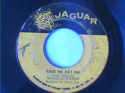 Take me as i am/in paradise-jackie edwards/j.edwards & julie ann-jaguar records-7"-good