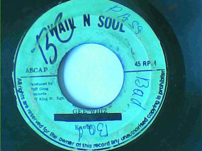 Gee whiz/version-esete-wail n soul records-7"-good