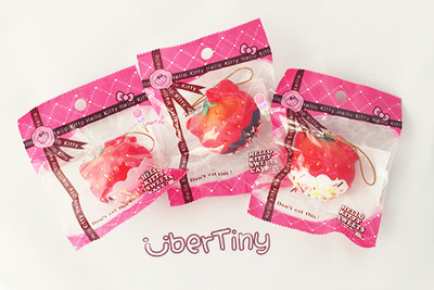 Rare* HK Chocolate Dipped Strawberry Squishy (licensed)