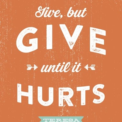 Give until it hurts - print - Thumbnail 5