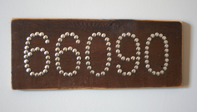 Customizable Zip Code Push Pin Sign