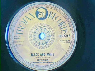 Black & white/sand in your shoes-greyhound-trojan records-7"-good