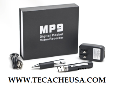 4GB Built-In Rechargeable Digital VGA-Quality Pin-hole Spy Video Camera