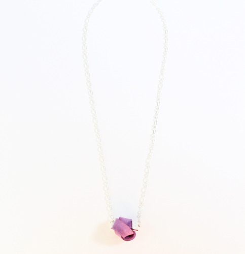 Orchid Knot Necklace