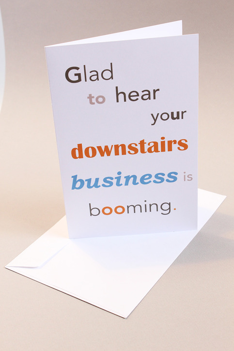Downstairs Business Card