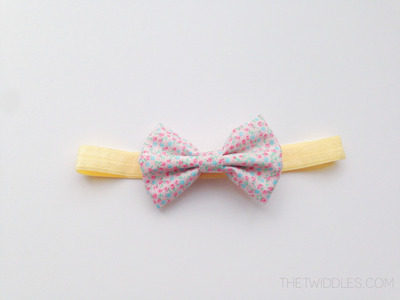 *Limited Edition* Raspberry Vintage Floral print Bow - Headband