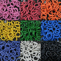 Bag of Holding Dice Bag - Handmade Chainmail and rubber o-ring - Thumbnail 1