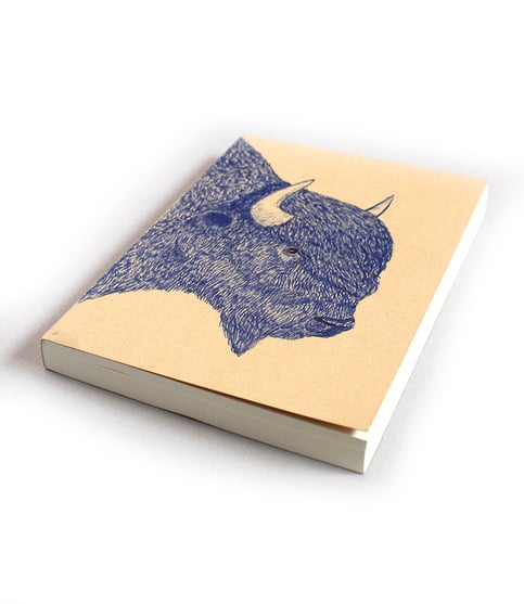 Bison Bleu Small Journal