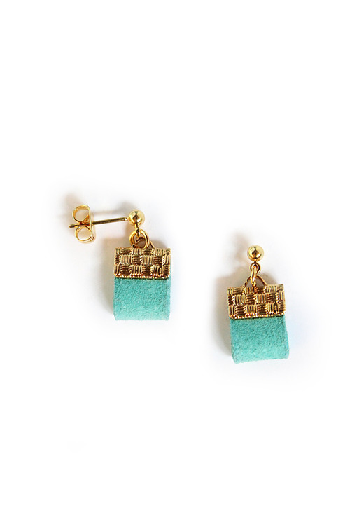 Little Fats Earrings in Spring Green